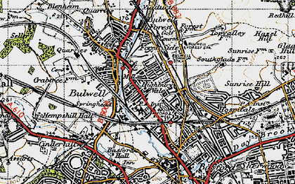 Old map of Highbury Vale in 1946