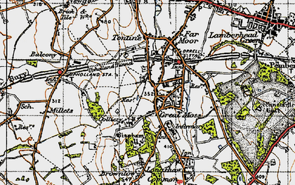 Old map of Higher End in 1947