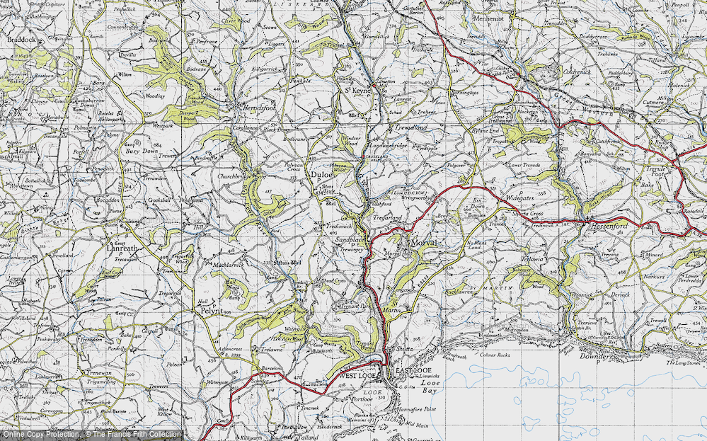 Old Map of Highercliff, 1946 in 1946