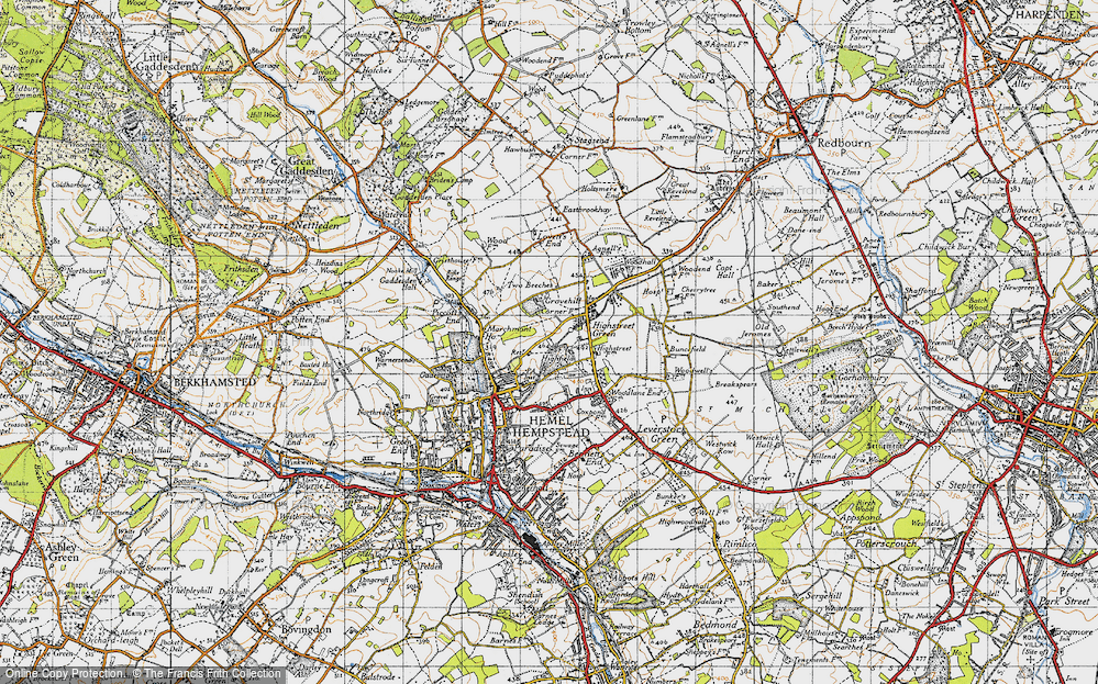 Old Map of Highfield, 1946 in 1946