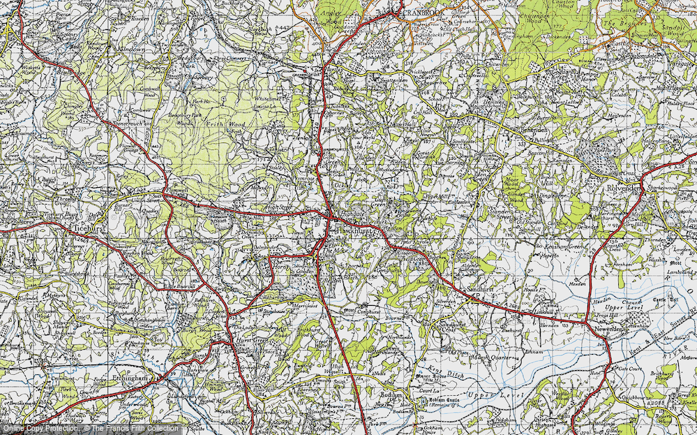 Old Map of Highgate, 1940 in 1940