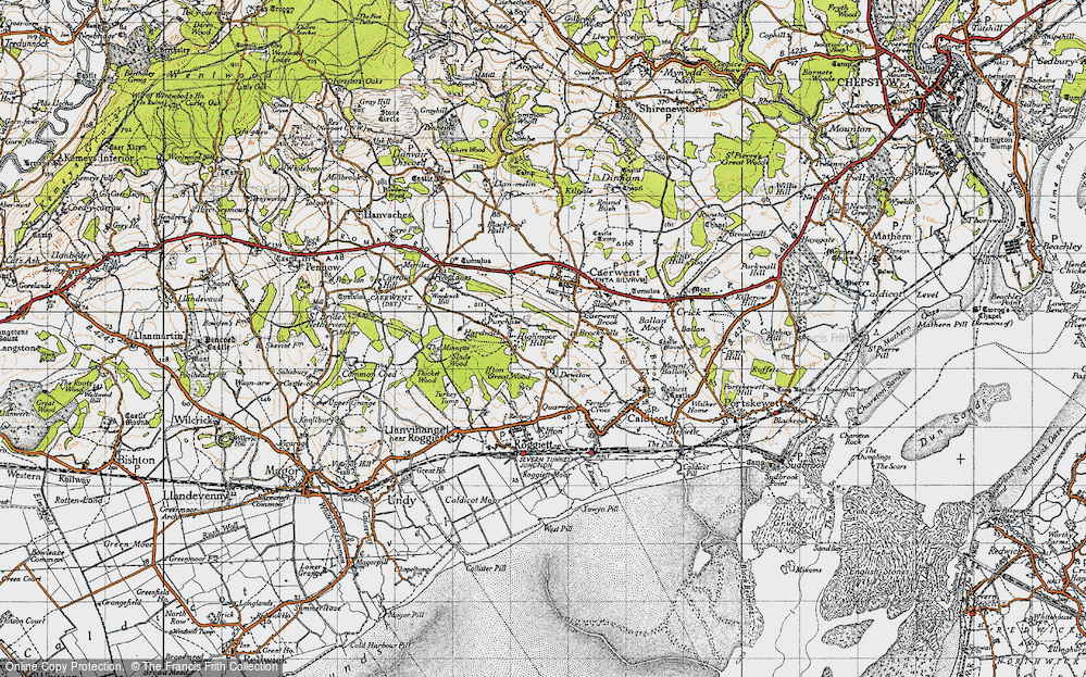Old Map of Highmoor Hill, 1946 in 1946