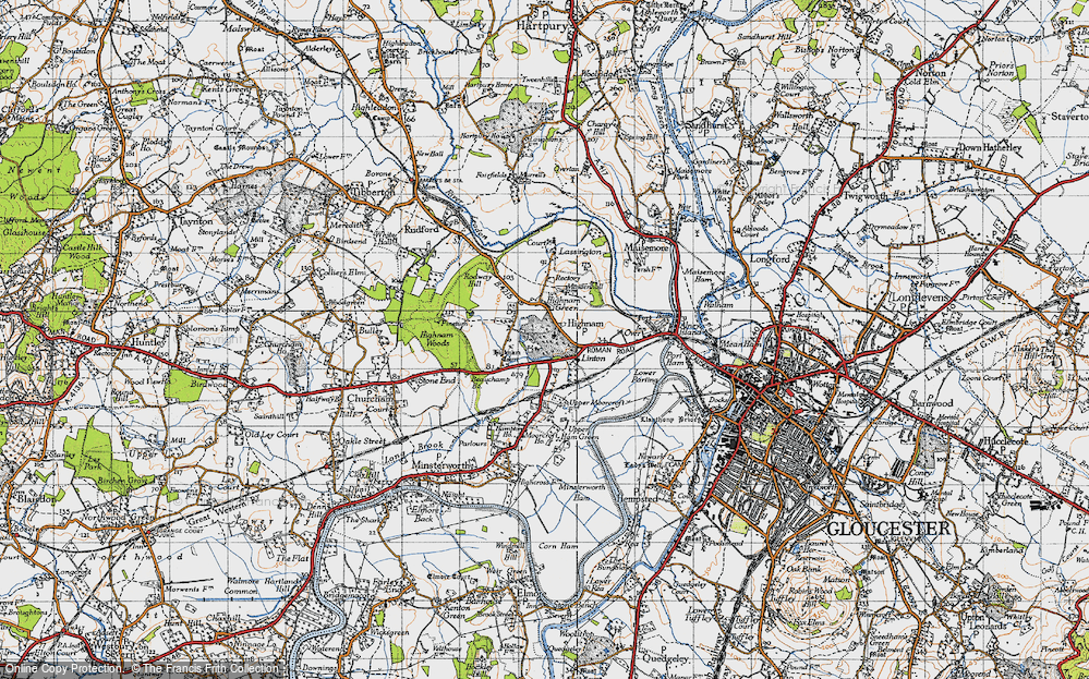Old Map of Highnam, 1947 in 1947
