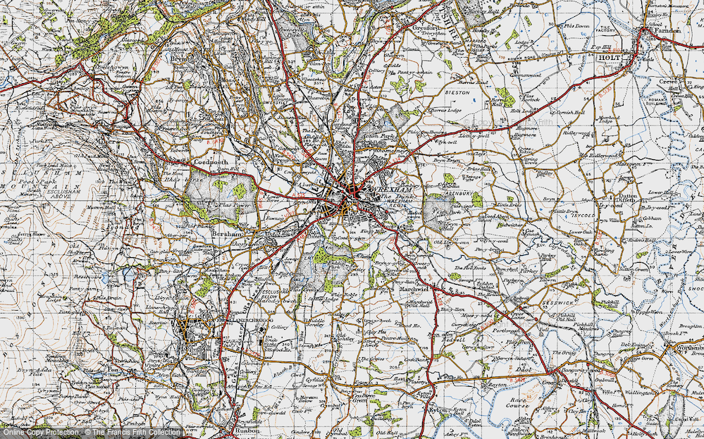 Old Map of Hightown, 1947 in 1947
