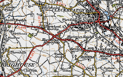 Old map of Hightown Heights in 1947