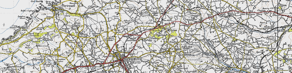 Old map of Highway in 1946