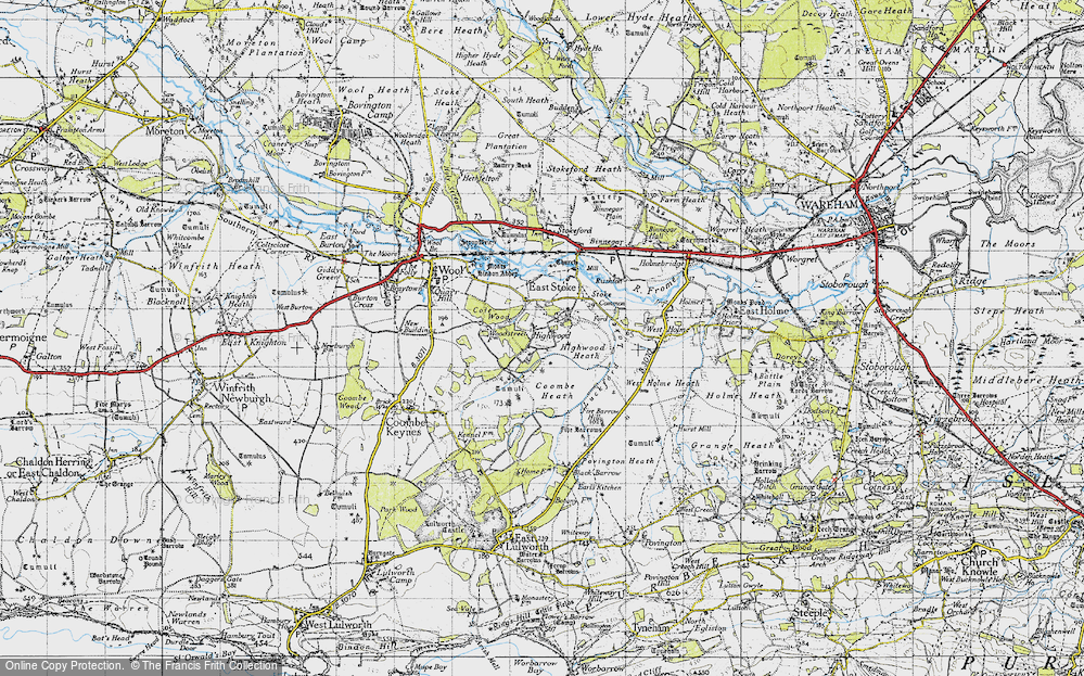 Old Map of Highwood, 1946 in 1946