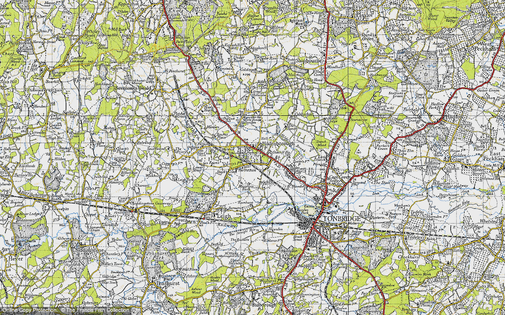 Old Map of Hildenborough, 1946 in 1946