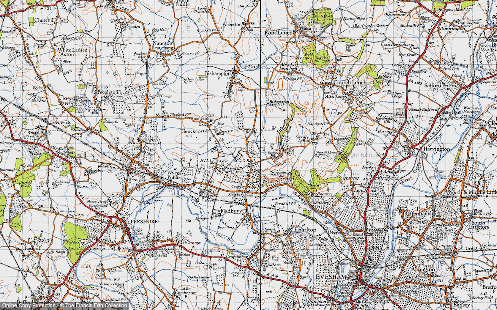 Old Map of Hill Furze, 1946 in 1946