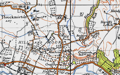 Old map of Hill Furze in 1946