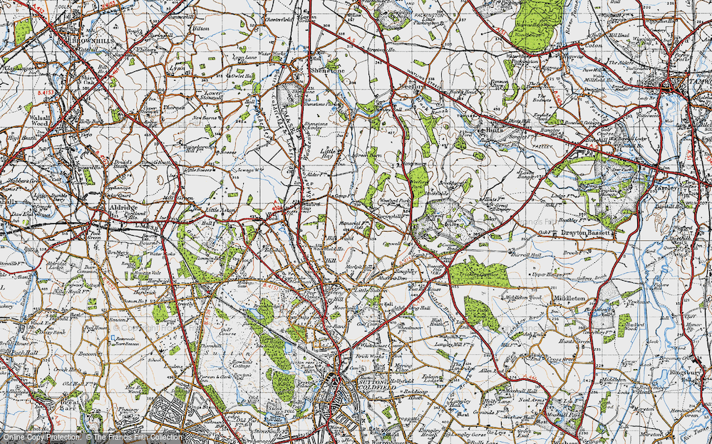 Old Map of Hill Wood, 1946 in 1946