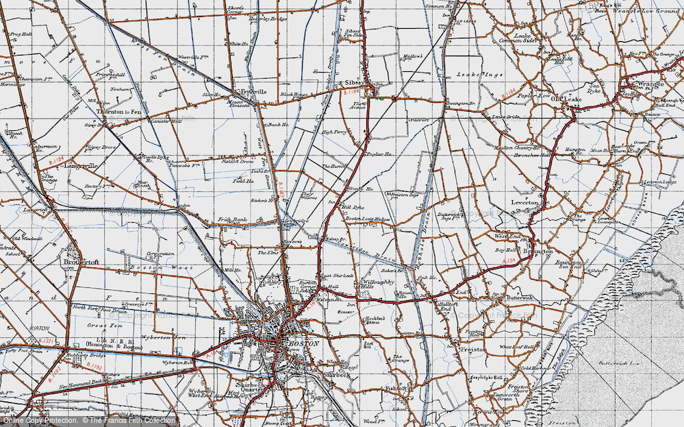 Old Map of Hilldyke, 1946 in 1946