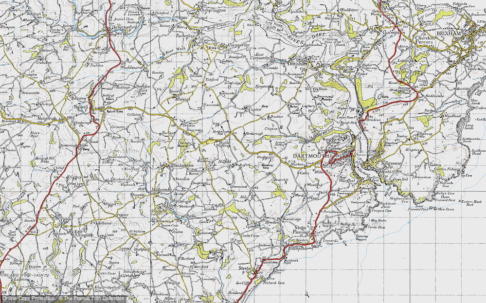 Old Map of Hillfield, 1946 in 1946