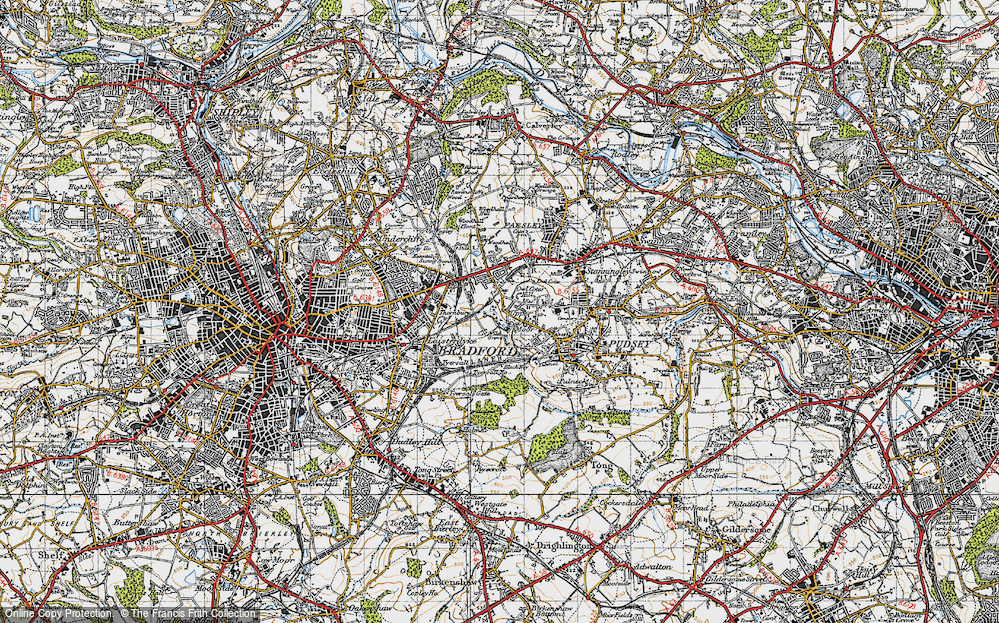 Old Map of Hillfoot, 1947 in 1947