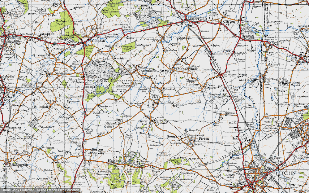 Old Map of Hillfoot End, 1946 in 1946