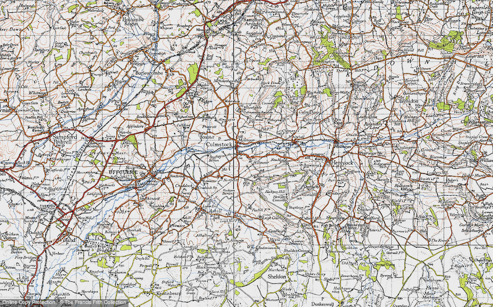 Old Map of Hillmoor, 1946 in 1946