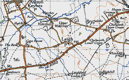 Old map of Bury Hill (Settlement) in 1947