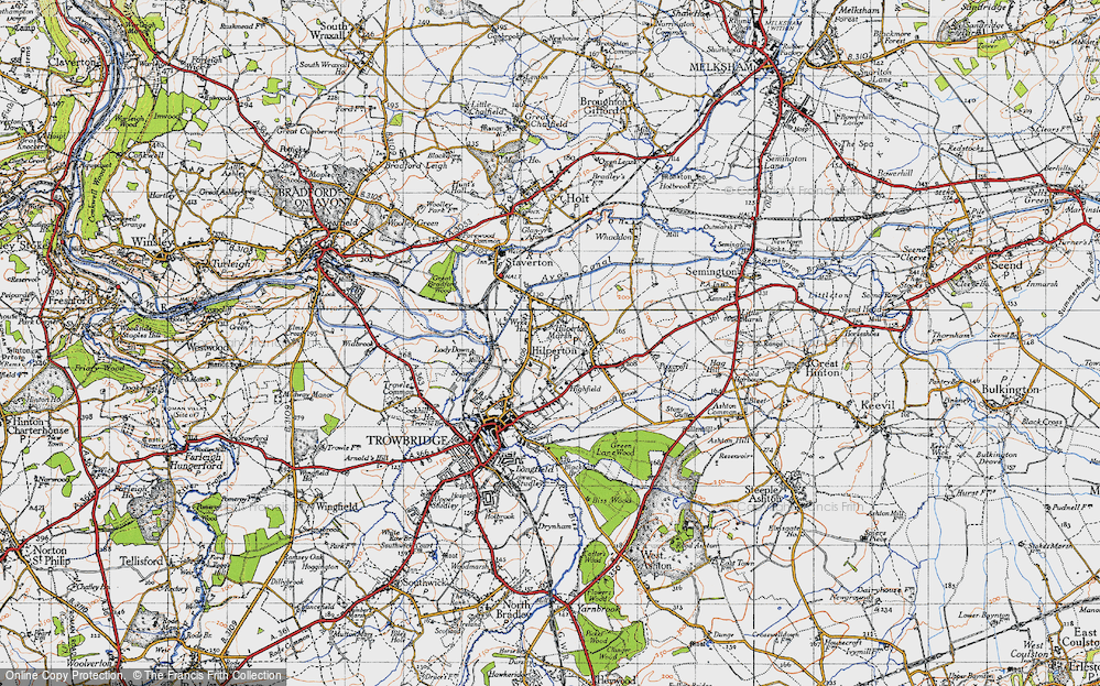 Old Map of Hilperton Marsh, 1946 in 1946