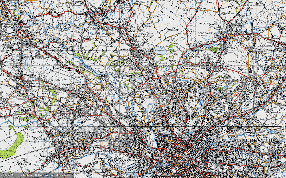 Old Map of Hilton Park, 1947 in 1947