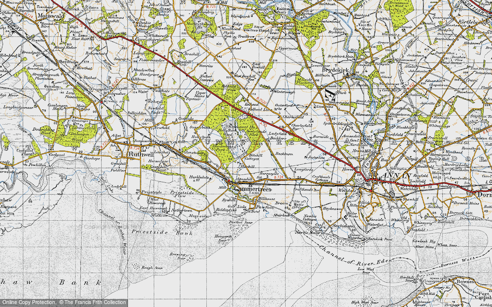 Old Map of Hitchill, 1947 in 1947