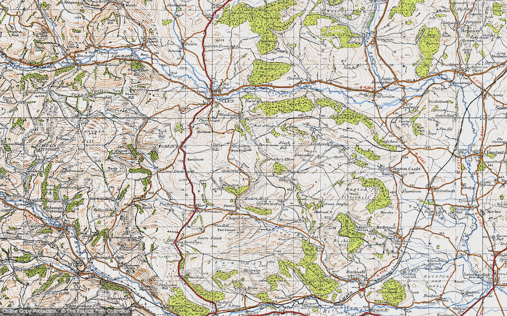 Old Map of Hobarris, 1947 in 1947