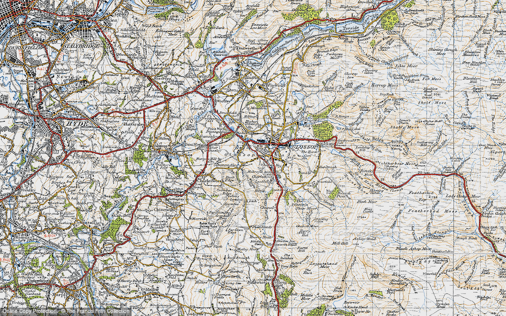 Old Map of Hobroyd, 1947 in 1947