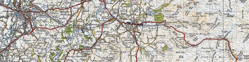 Old map of Hobroyd in 1947