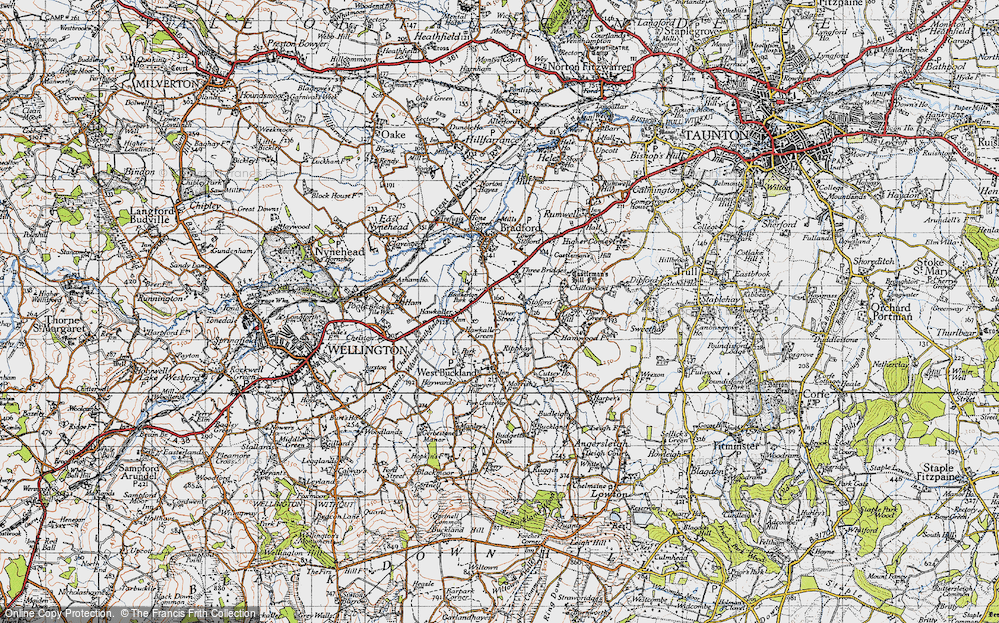 Old Map of Hockholler Green, 1946 in 1946