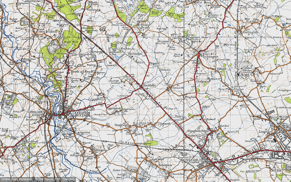 Old Map of Hockliffe, 1946 in 1946