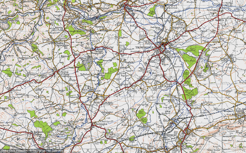 Old Map of Hoggington, 1946 in 1946