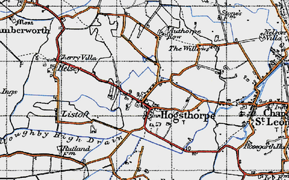 Old map of Hogsthorpe in 1946