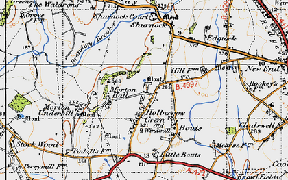Old map of Holberrow Green in 1947