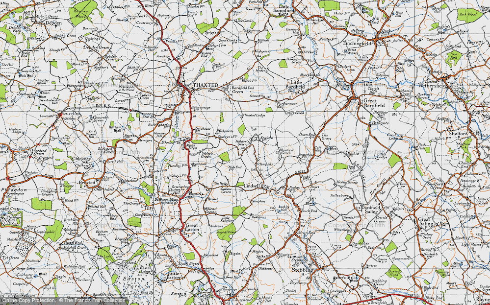 Old Map of Holder's Green, 1946 in 1946