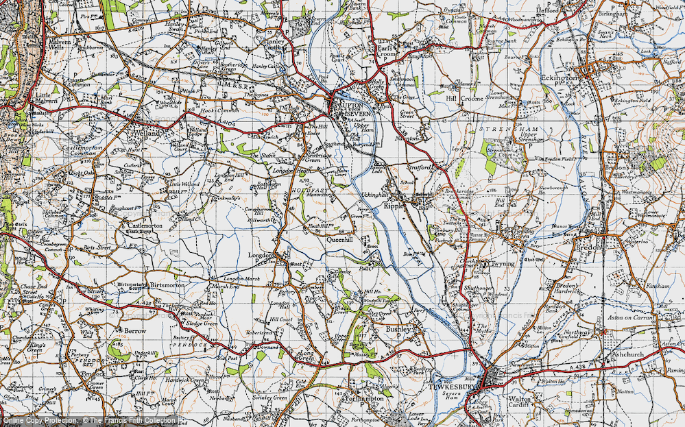 Old Map of Holdfast, 1947 in 1947