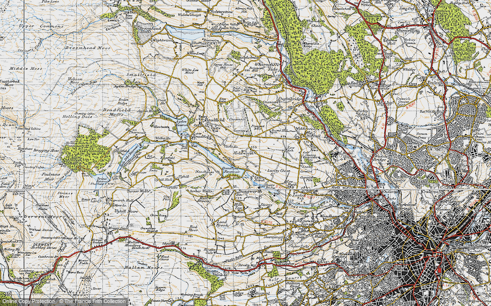 Old Map of Holdworth, 1947 in 1947