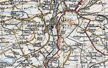 Old map of Hole in 1947