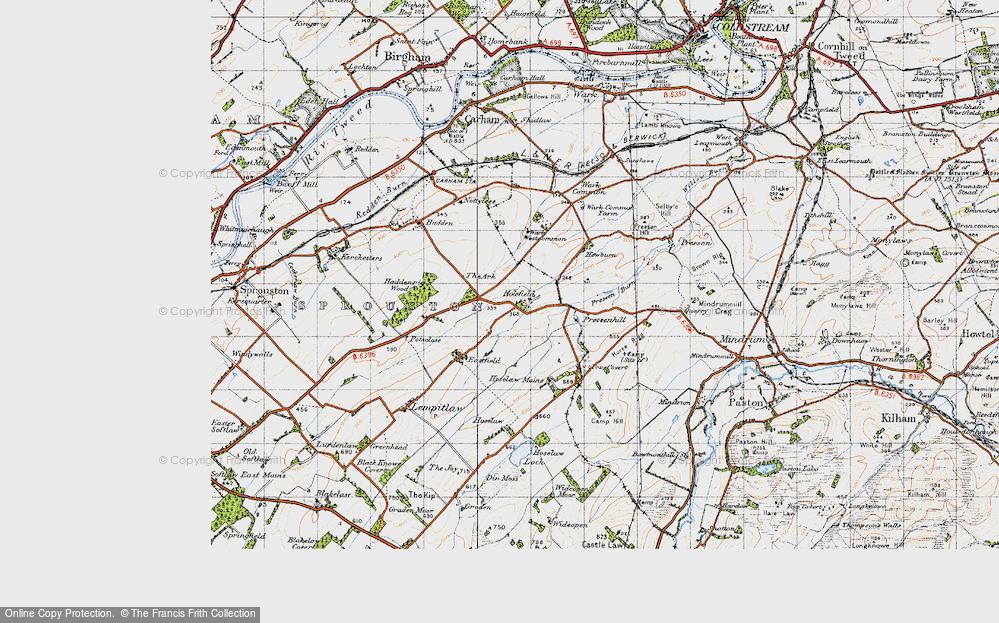 Old Map of Holefield, 1947 in 1947