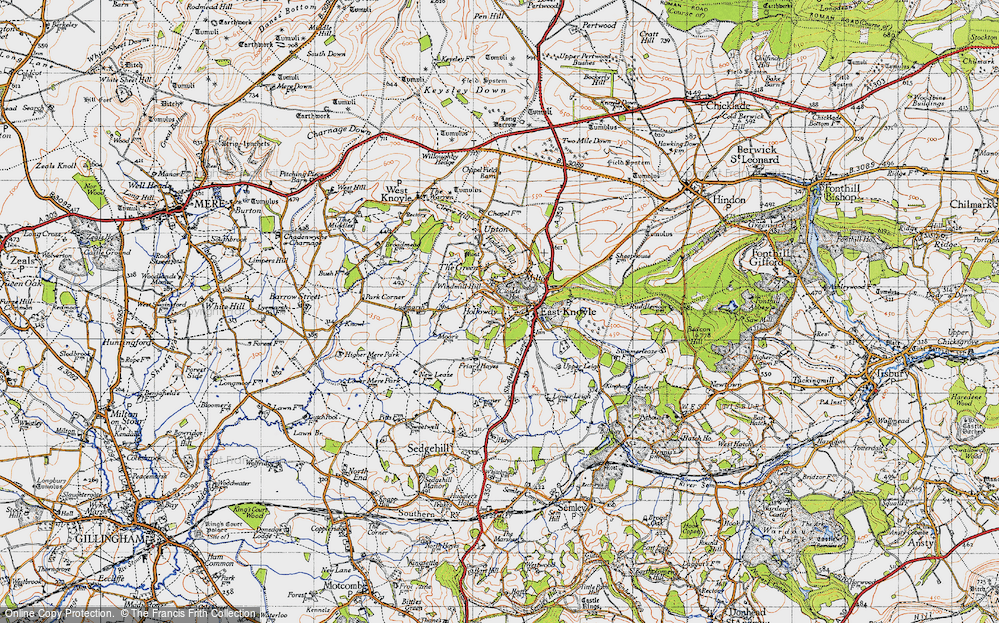 Old Map of Holloway, 1945 in 1945