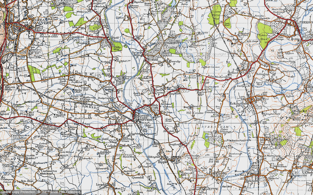 Old Map of Holly Green, 1947 in 1947