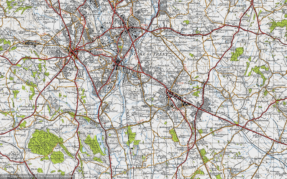 Old Map of Hollybush, 1946 in 1946