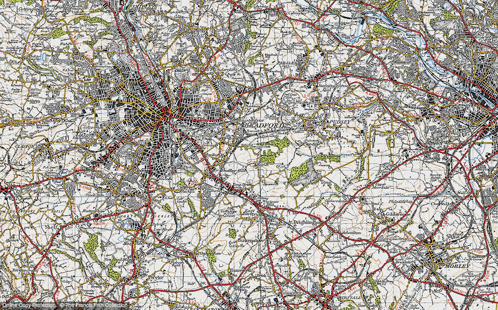 Old Map of Holme, 1947 in 1947