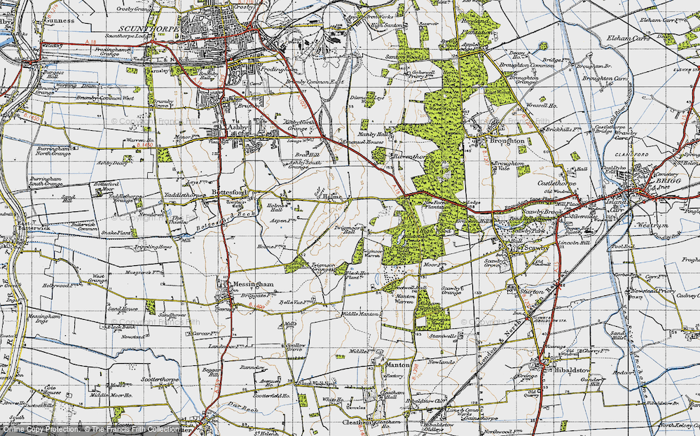 Old Map of Holme, 1947 in 1947