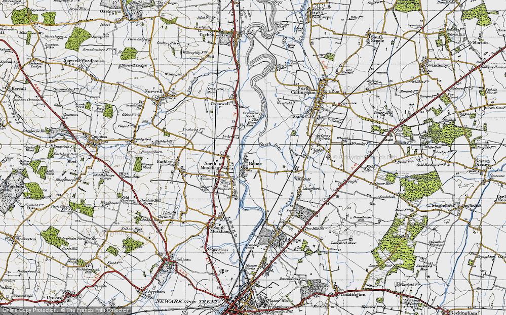 Old Map of Holme, 1947 in 1947