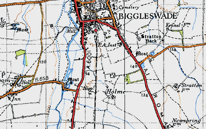 Old map of Holme Green in 1946