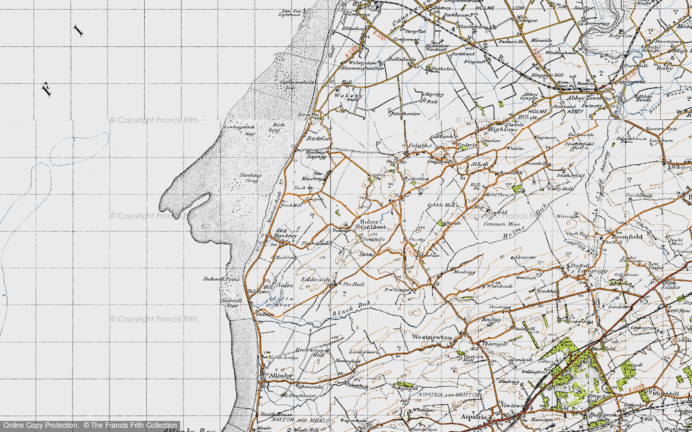 Old Map of Holme St Cuthbert, 1947 in 1947