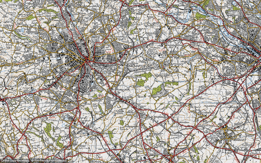 Old Map of Holme Wood, 1947 in 1947