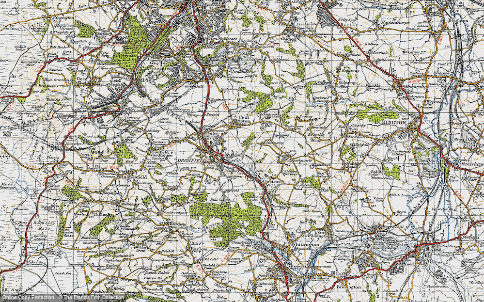 Old Map of Holmesdale, 1947 in 1947