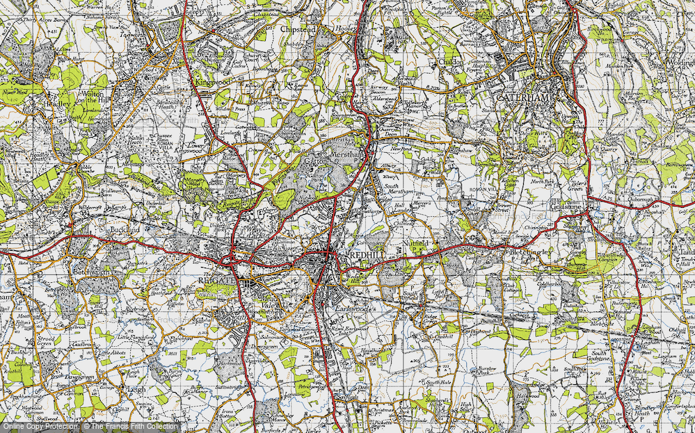 Old Map of Holmethorpe, 1940 in 1940