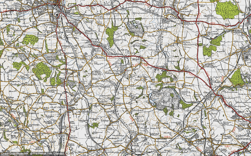 Old Map of Holmewood, 1947 in 1947