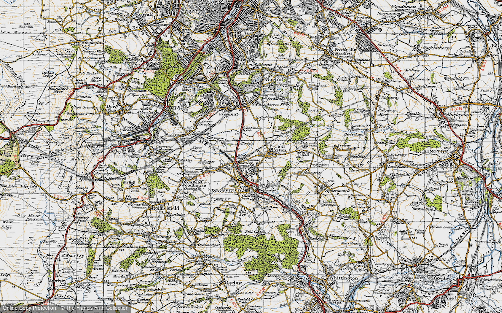 Old Map of Holmley Common, 1947 in 1947